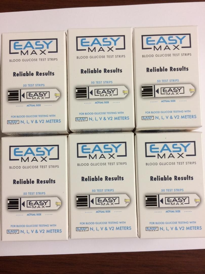 EASYMax Blood Glucose 300 Test Strips Exp: 07/26/2025