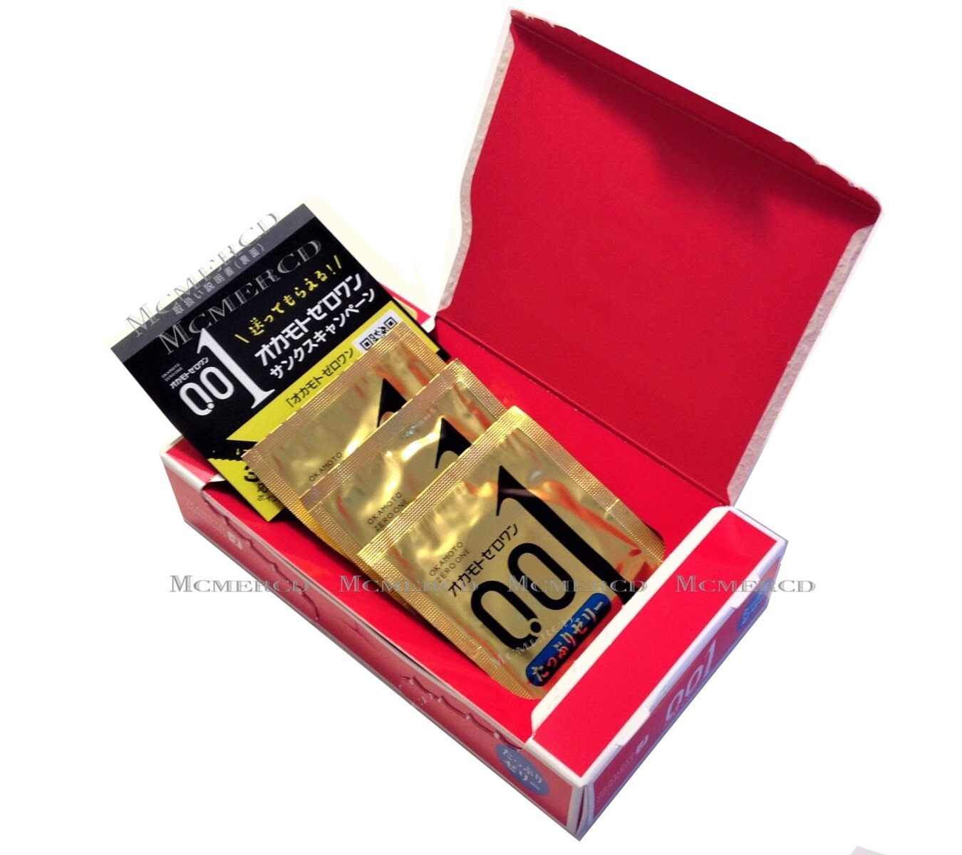 OKAMOTO 001 Rich Lubricant (Standard Size) Condom [EXP DATE: 2028.12] US Seller