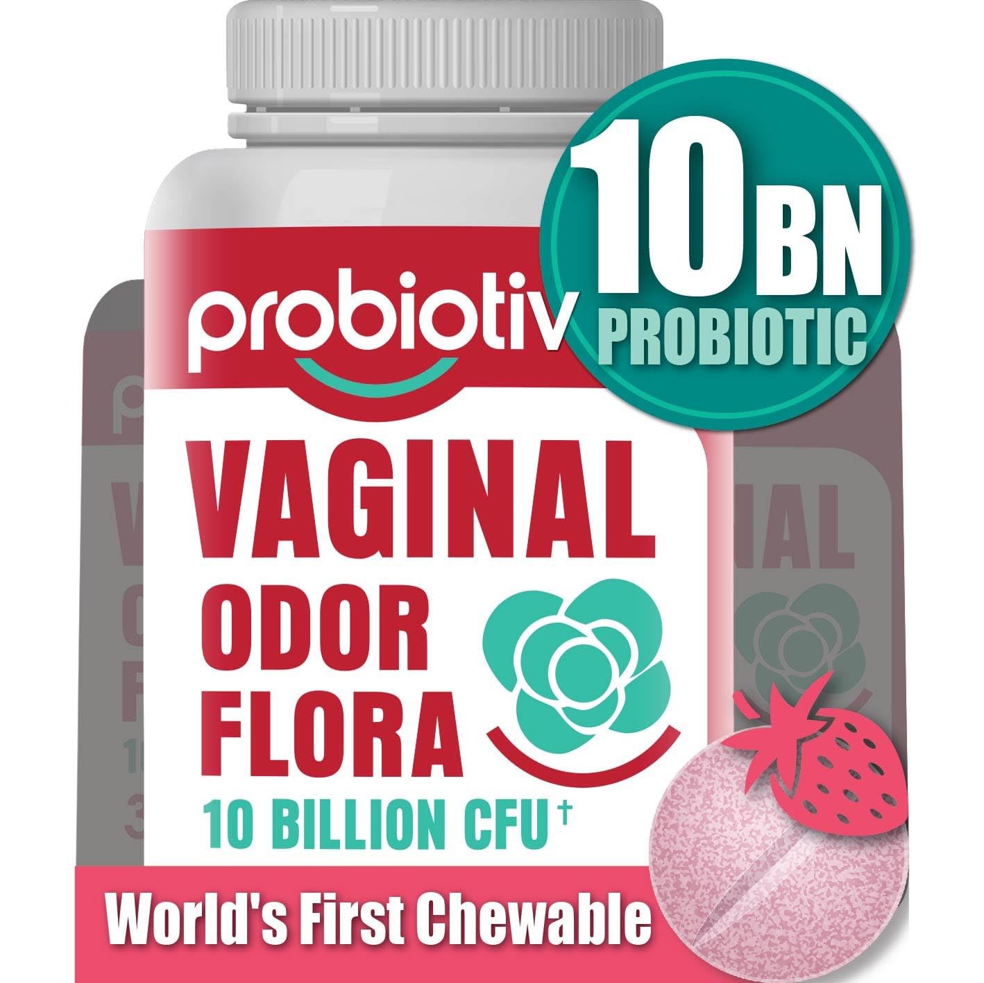 TWO PACK – World’s First Chewable Female Vaginal Probiotics 10 Billion CFU