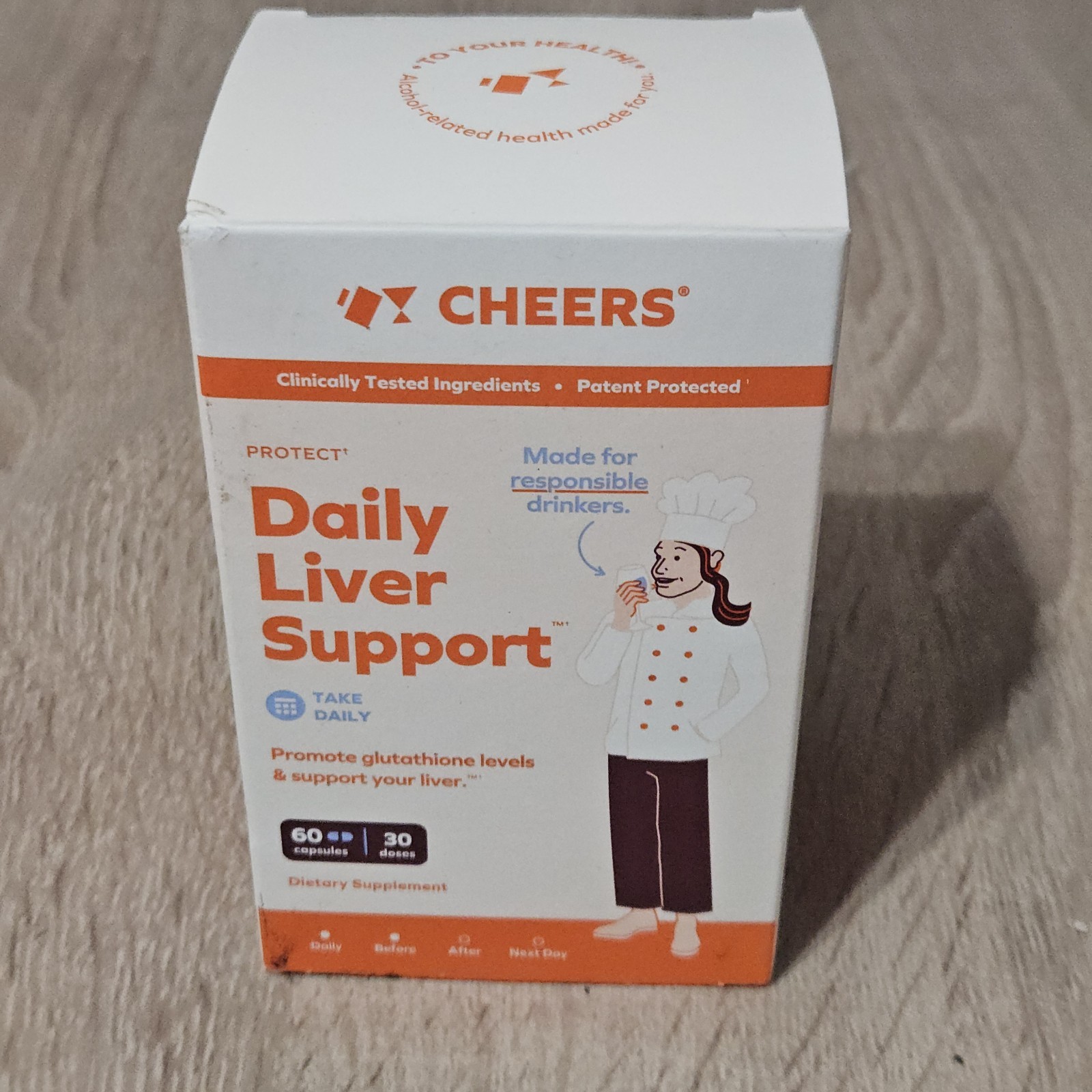 CHEERS DAILY LIVER SUPPORT 60 CAPSULES EXP 05/2027 New