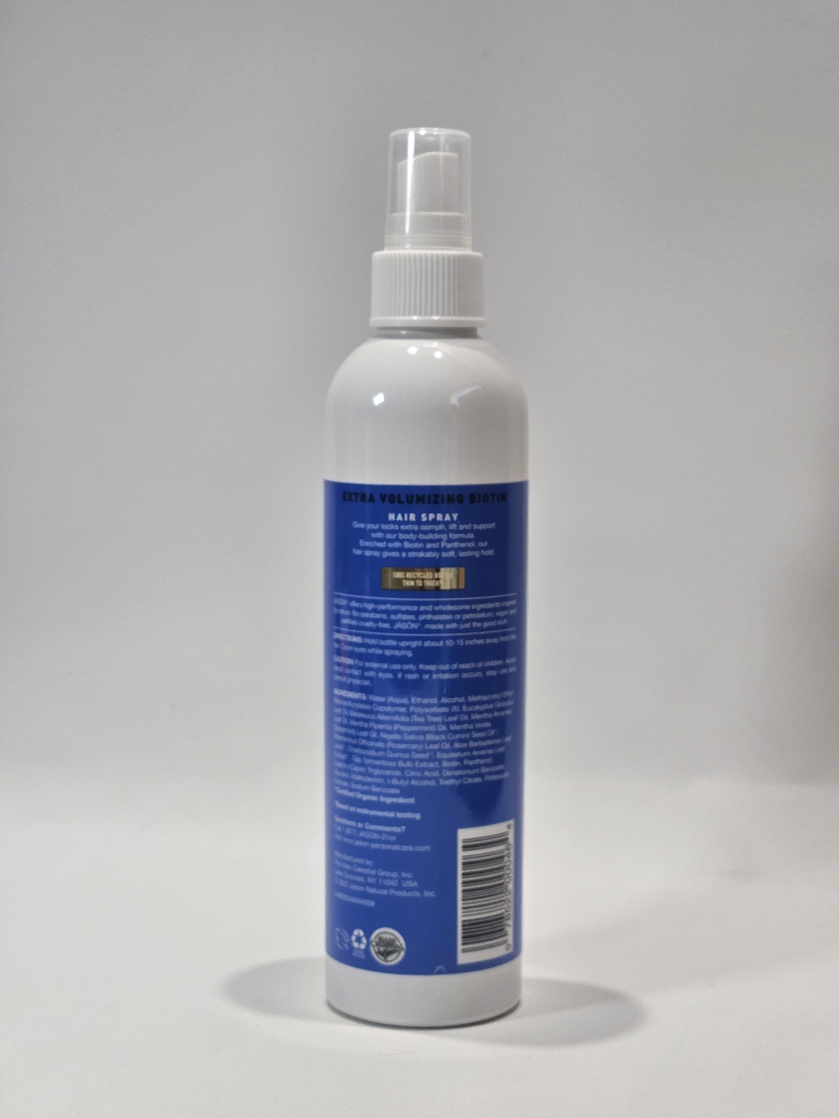 Jason Extra Volumizing Biotin Hair Spray – Thick Volume Hair Spray – 8 FL OZ.