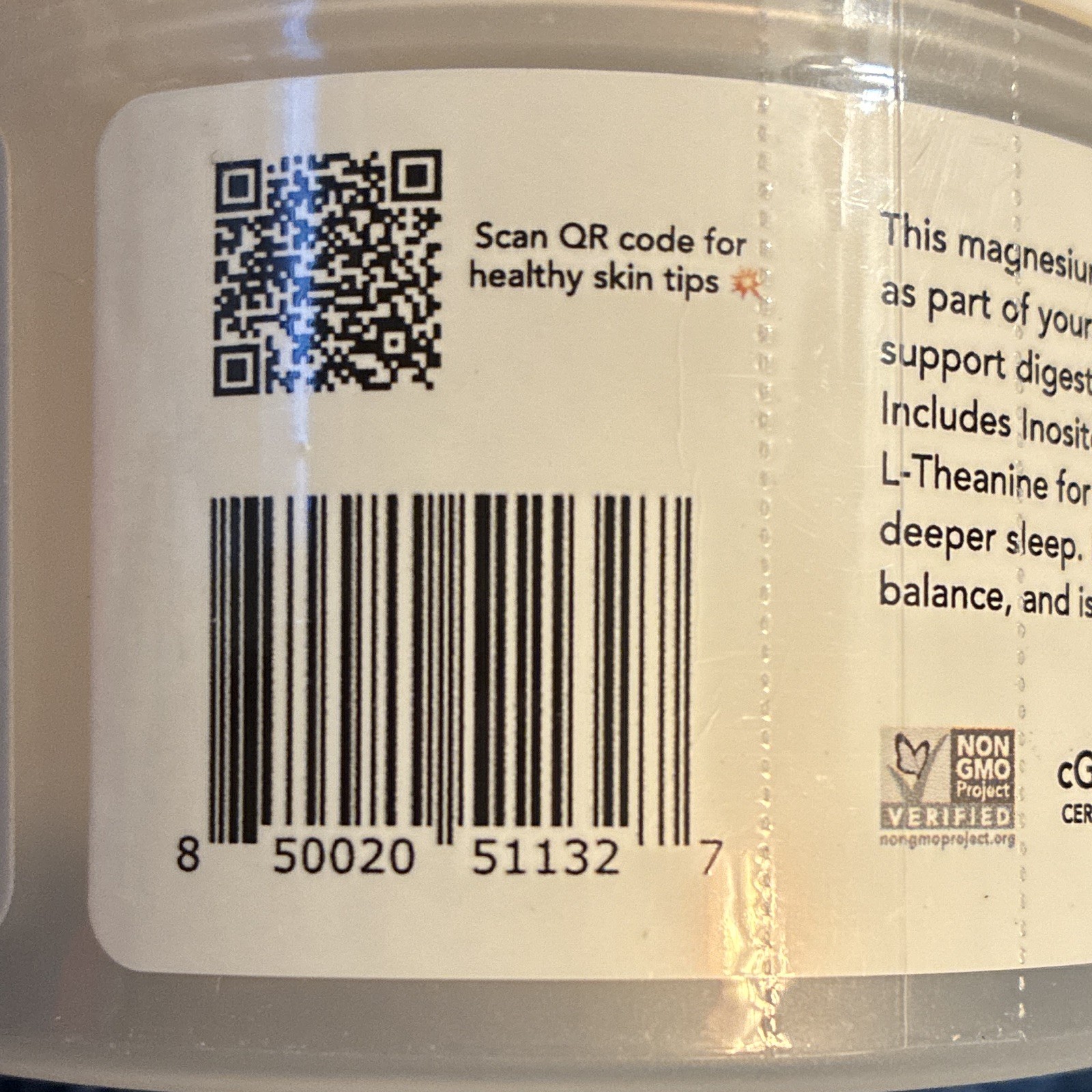 Clearstem Pillowtime-Mag Hibiscus + Berry Magnesium Sleep Powder 2.48 oz
