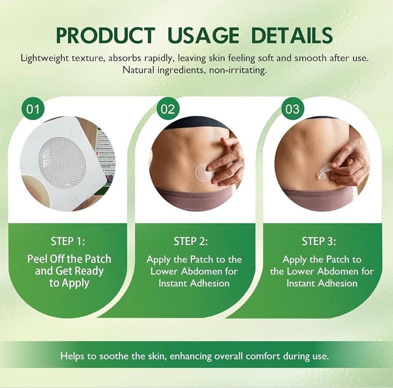 10-in-1 Moringa Berberine Weight Loss Patch Nano Microneedle Slimming 7pcs