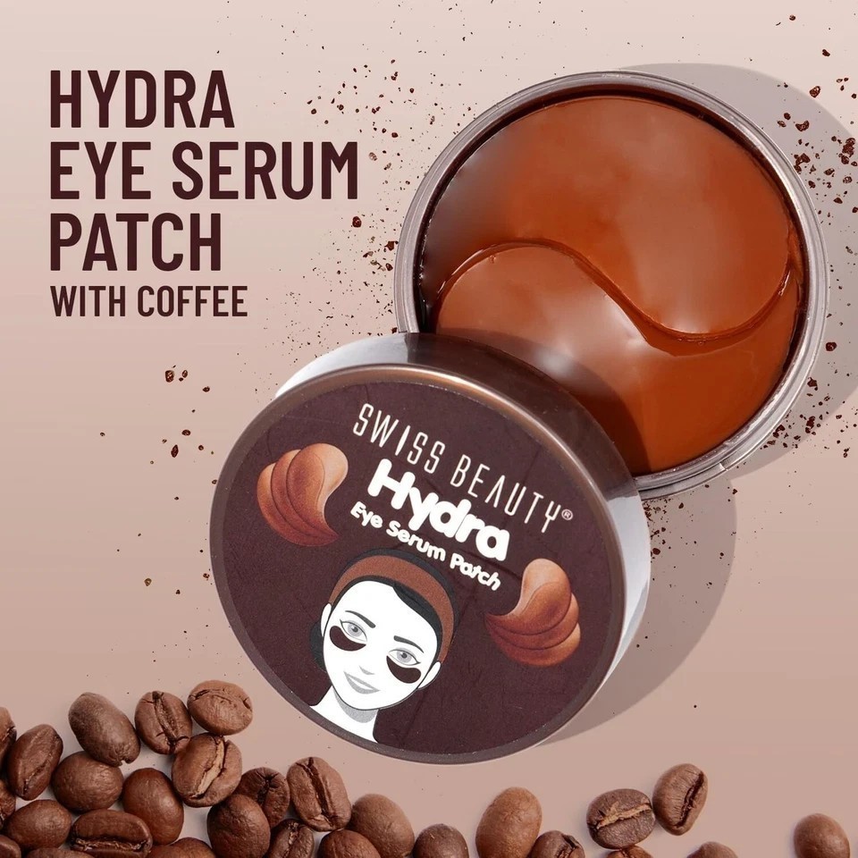 Swiss Beauty Hydra Anti Wrinkle Eye Serum Patch | 03 Coffee , 60 Pcs