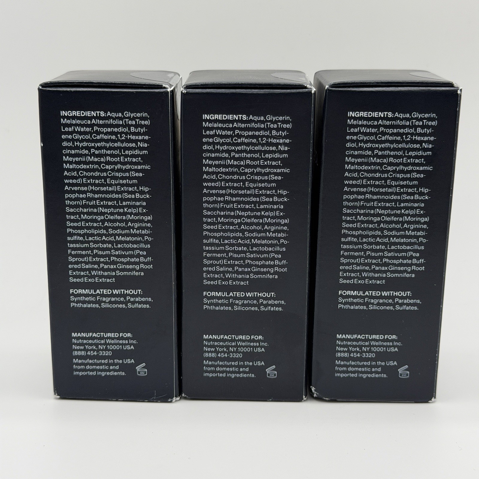 3X Nutrafol Men Hair Serum 1oz – New & Sealed