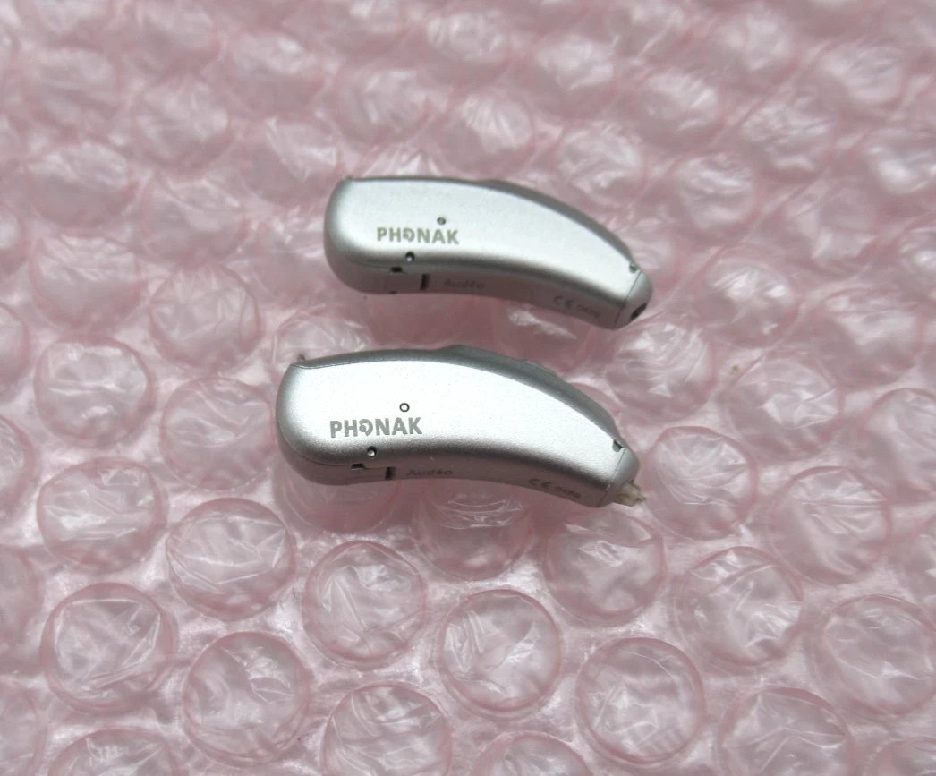 PAIR Phonak Audeo B70 312 Hearing Aids Silver 312 Battery *Factory Refurbished*