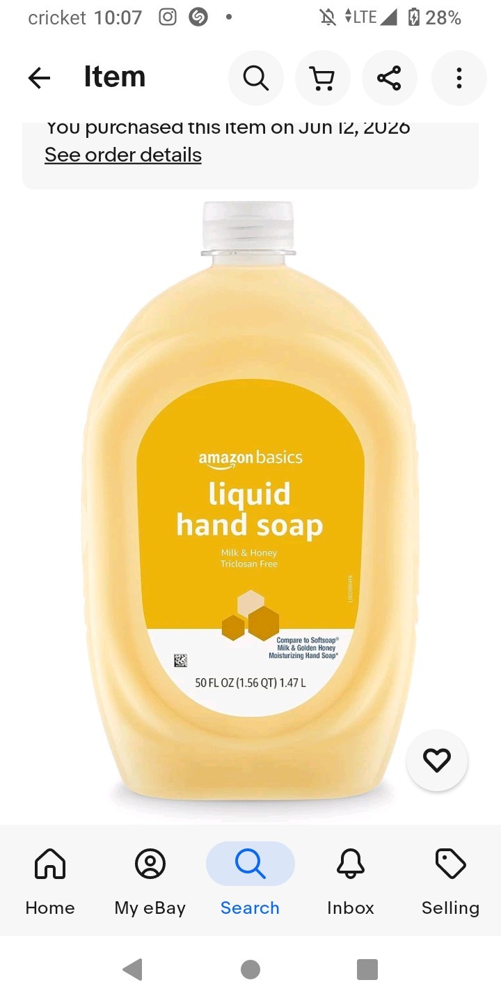 Milk And Honey Hand Soap 50 Oz