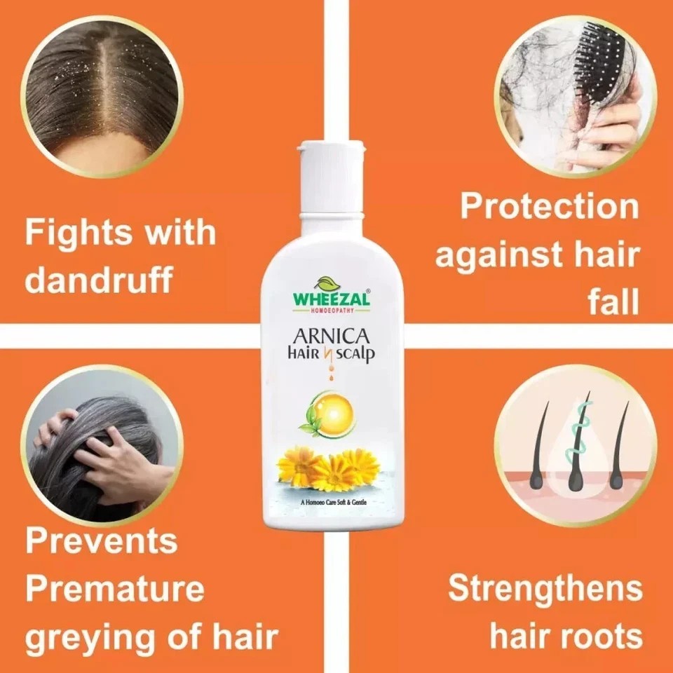 Wheezal Arnica Hair and Scalp Shampoo (100ml)
