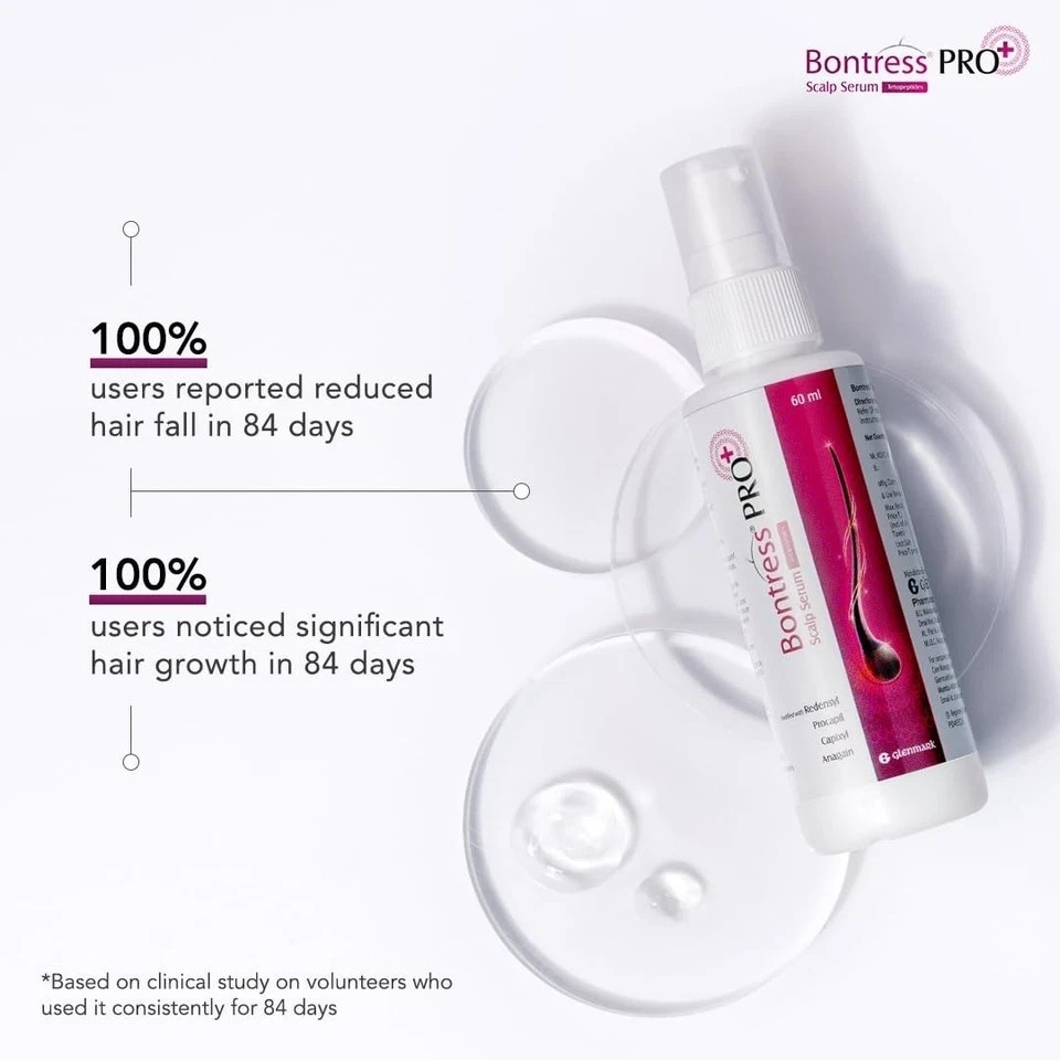 Bontress PRO+ Scalp Serum 60ml for Hair Growth and Hair Fall Control