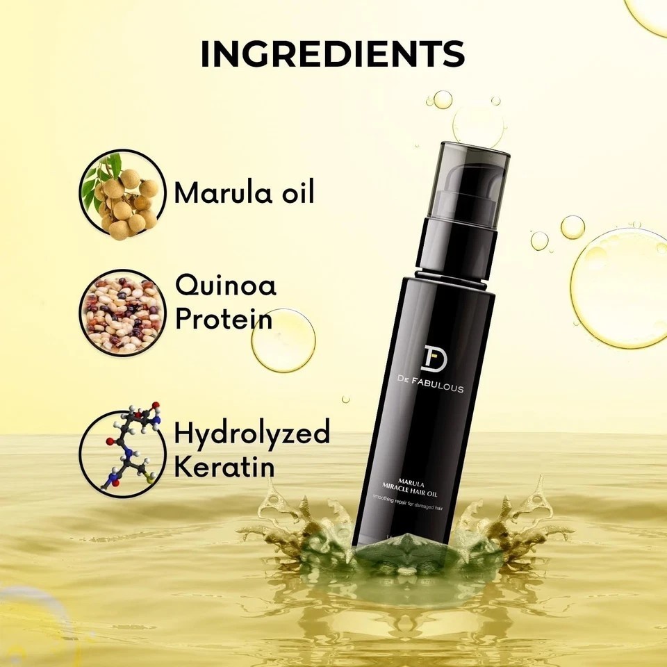 De Fabulous Marula Miracle Repair Oil – 50ml