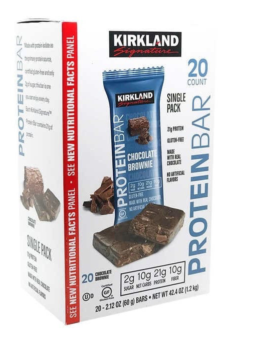 Kirkland Signature Protein Bar Chocolate Brownie 2.12 oz Bars
