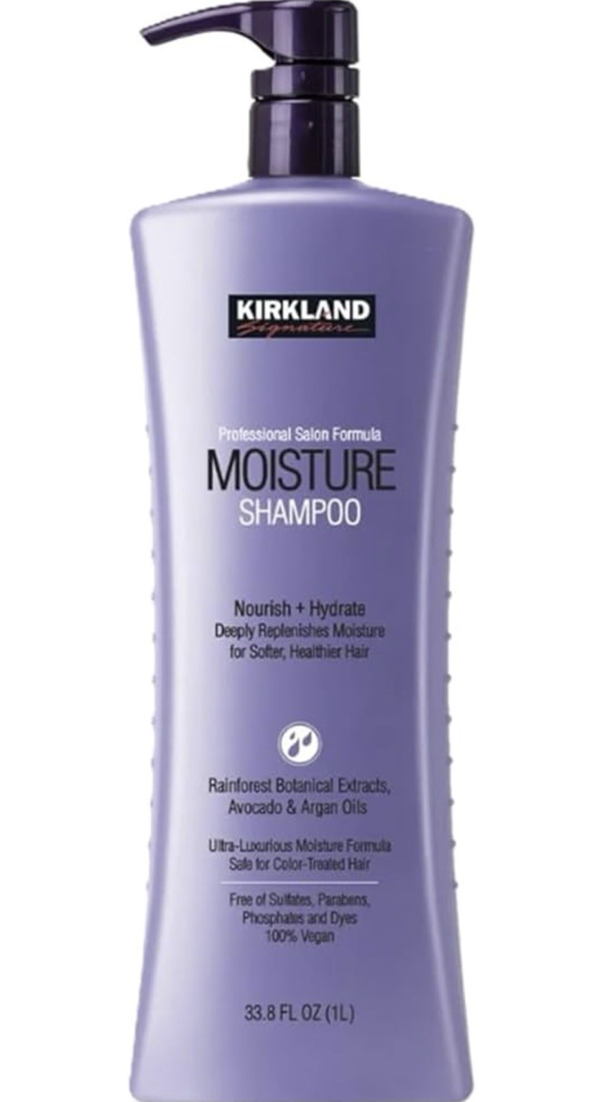 Kirkland Signature Moisture Nourish+Hydrate Shampoo 33.8 Fl Oz