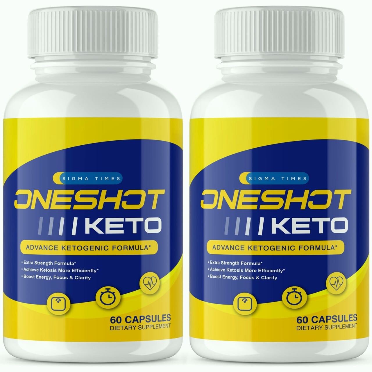 (2 Pack) OneShot Keto Capsules- Keto ACV Pills for Advanced Weight Loss