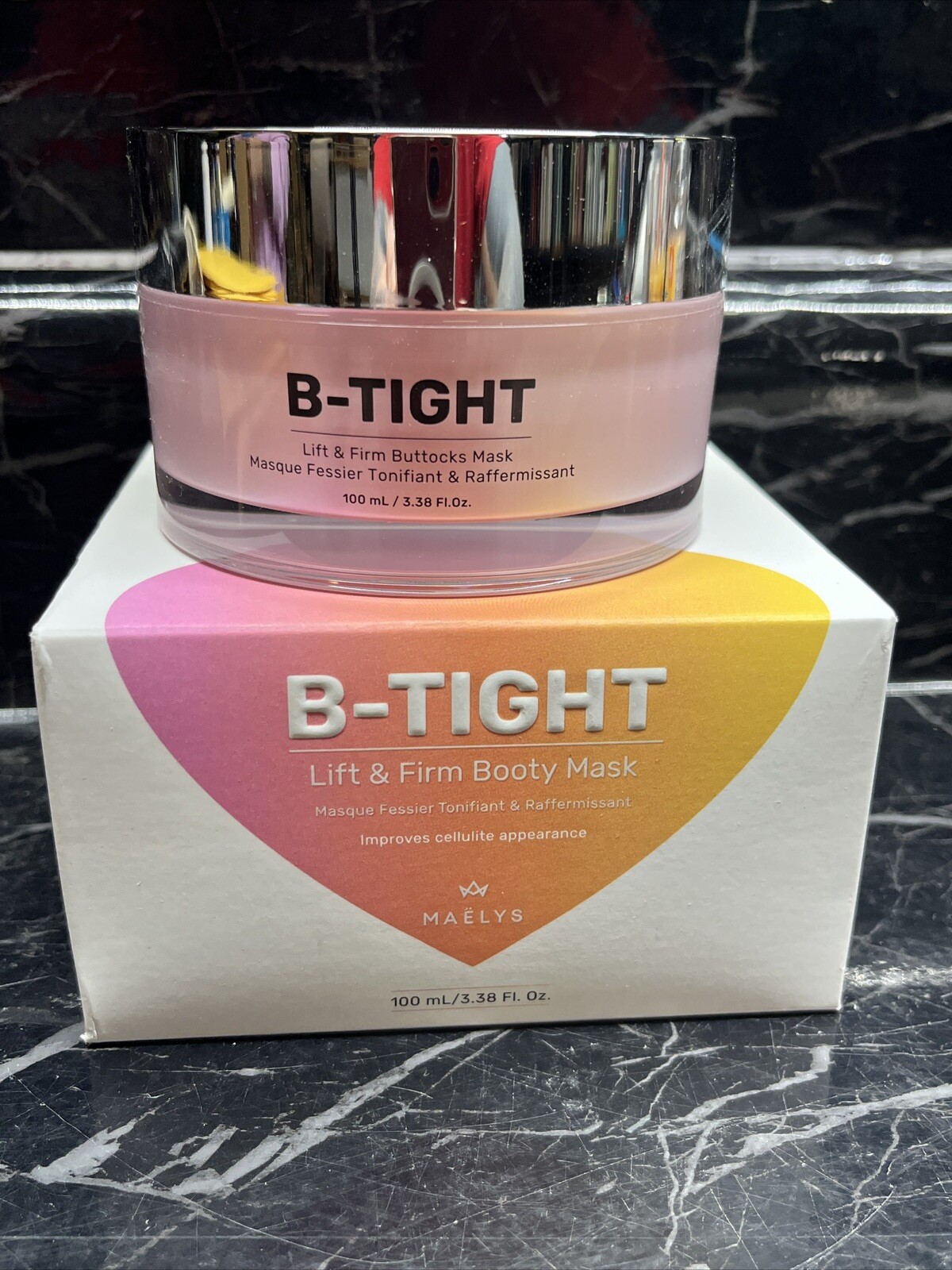 MAELYS B-Tight Lift & Firm Booty Mask Cellulite Reduction 3.38 oz n In Box !!!!