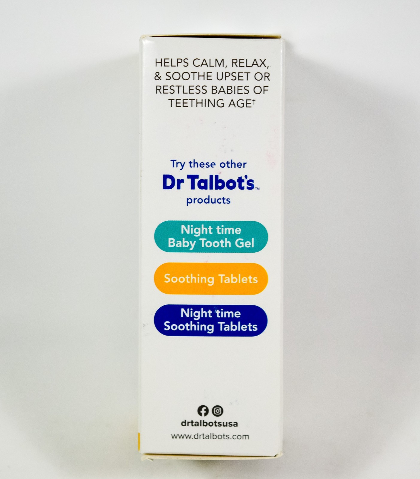 1 Dr. Talbot’s Baby Tooth Gel CLOVE & CHAMOMILE 3-24m .53oz tube 10/2026 MadeUSA
