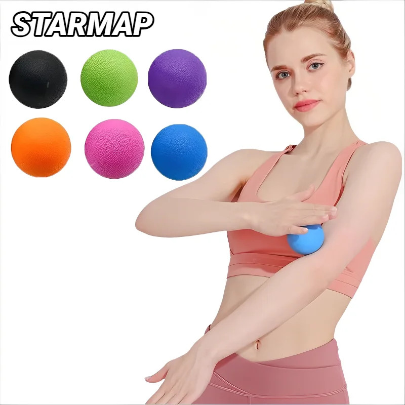 TPE 6CM Fascia Ball Deep Tissue Muscle Relaxation Exercise Sports Fitness Yoga M