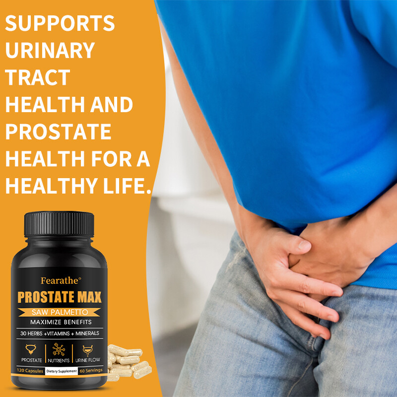 Prostate Support – Saw Palmetto – Reduce Frequent Urination, Stamina supplement