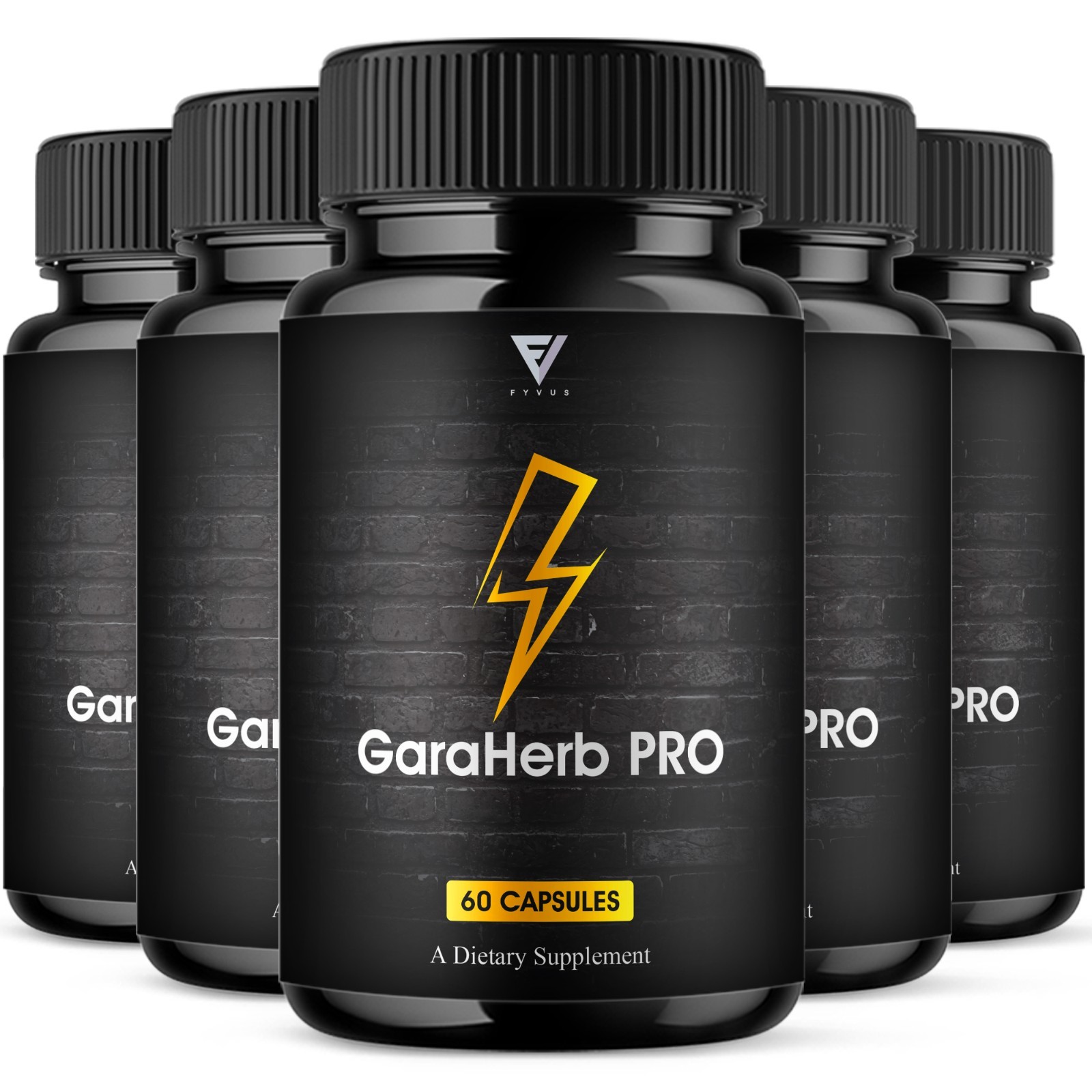 (5 Pack) Garaherb Pro Premium Performance Capsules, Garaherb Pill (300 Capsules)