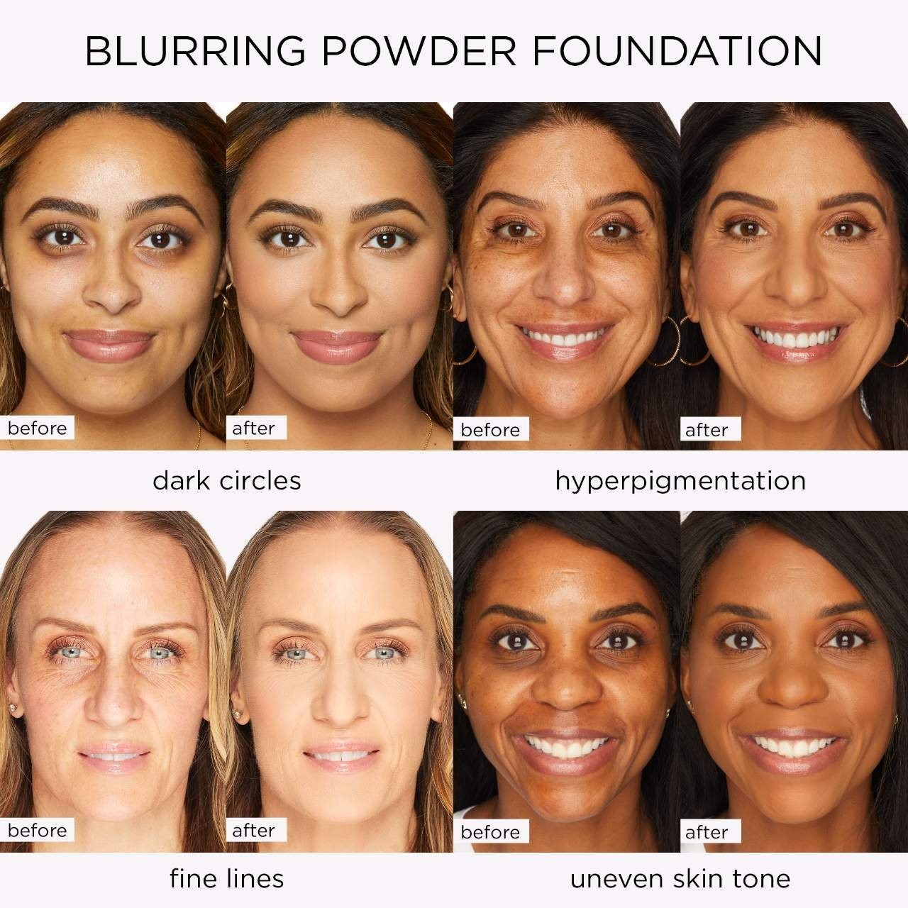 tarte Amazonian clay 16-hour blurring powder foundation, 14 colors