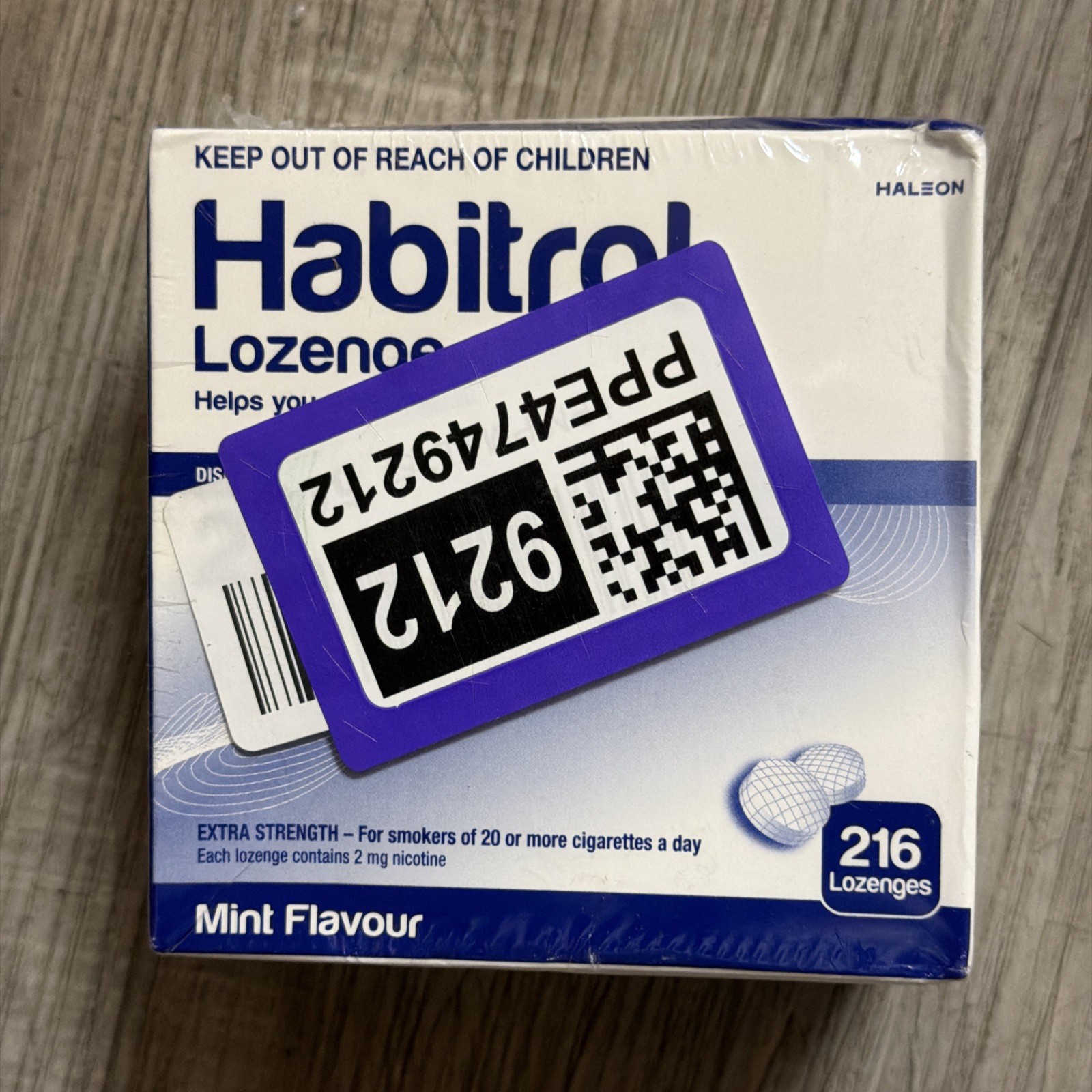 DENTED Habitrol Nicotine 2mg Mint Flavor Lozenges 216 Pieces Sugar Free 6/2027