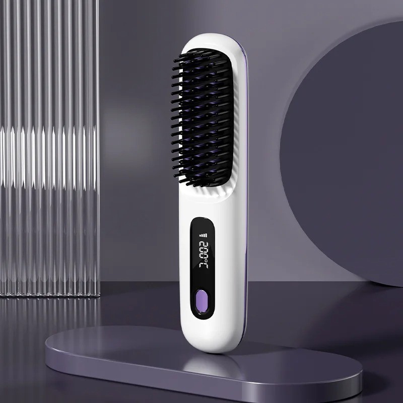 Hot Cordless Rechargeable Mini Hair Straightener – Go Brush Pro Numoya Wand