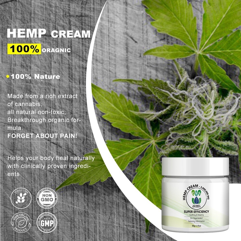 (5)Bottle hemp cream 3000,000 Super Efficiency