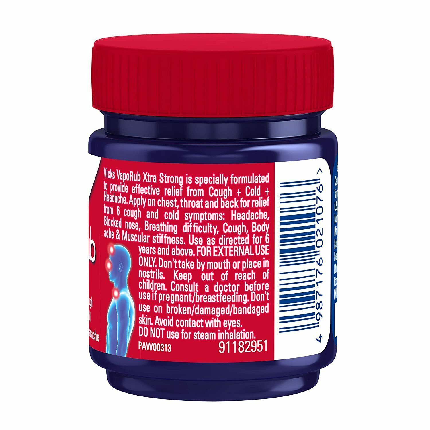 Vicks VapoRub Xtra Strong for Cough Cold and Headache – 50 ml