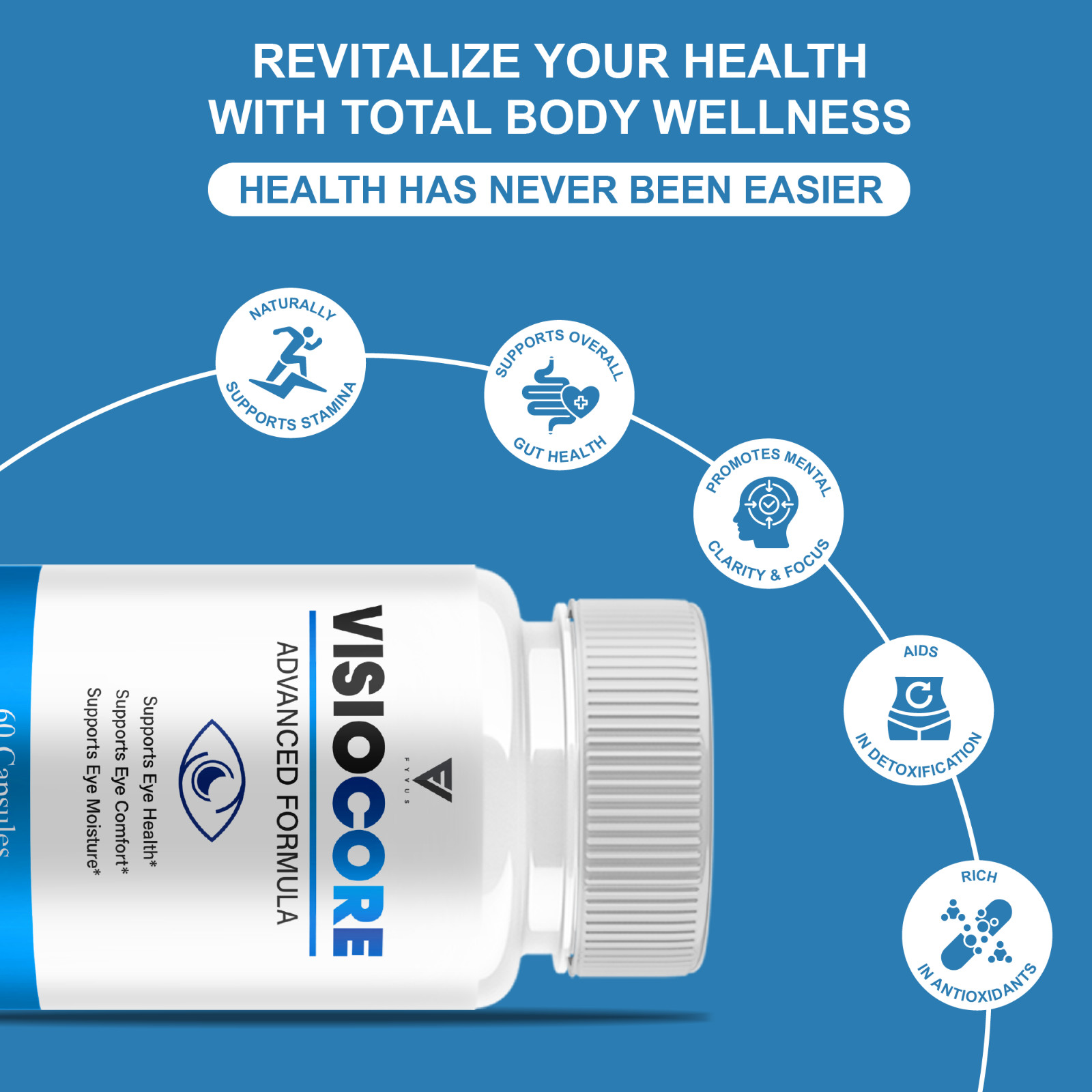 VisioCore Advanced Formula, Visio Core Eye Care Support (60 Capsules)