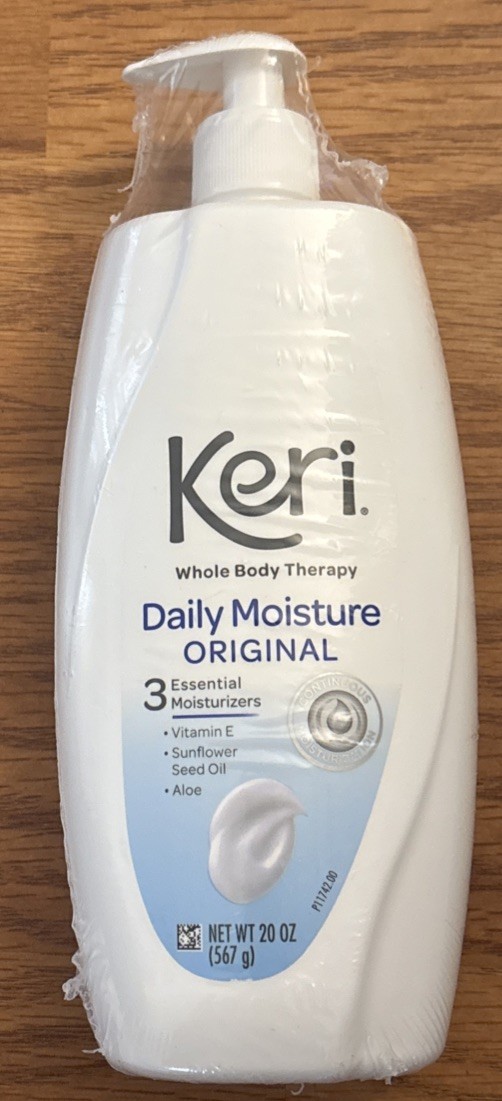 Keri Whole Body Dry Skin Daily Moisture Therapy Original Lotion w/ Aloe 20 oz