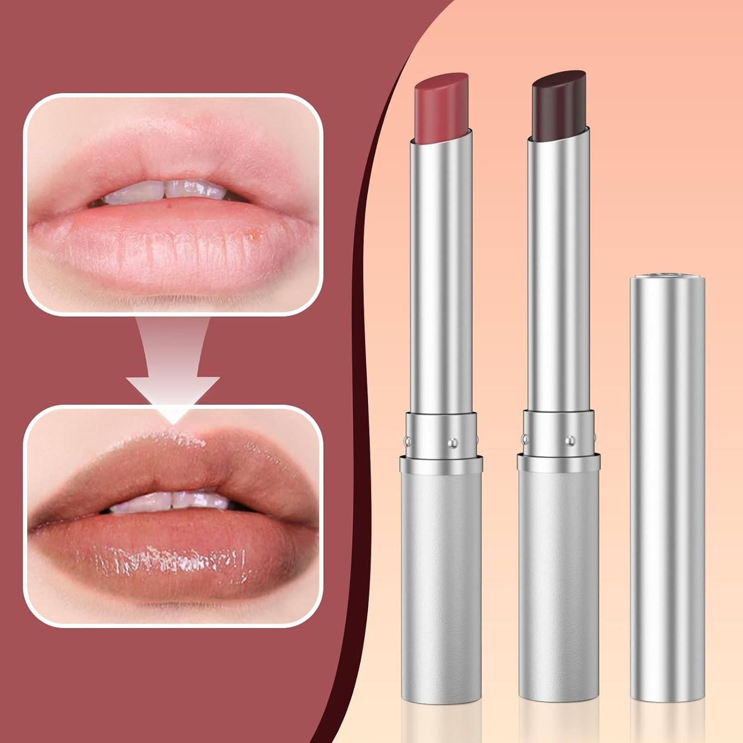 Honey Noir – Black Honey Lipstick for Women, Natural Glossy Pink Lips Balm, Nour