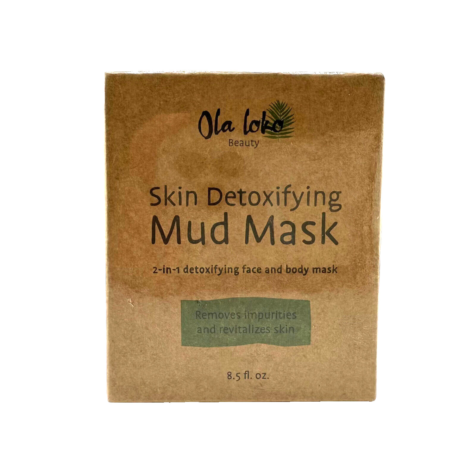 Ola Loko Skin Detoxifying Pure Clay Mud Mask – 8.5 fl oz/ Pack of 2, EXP 01/2025