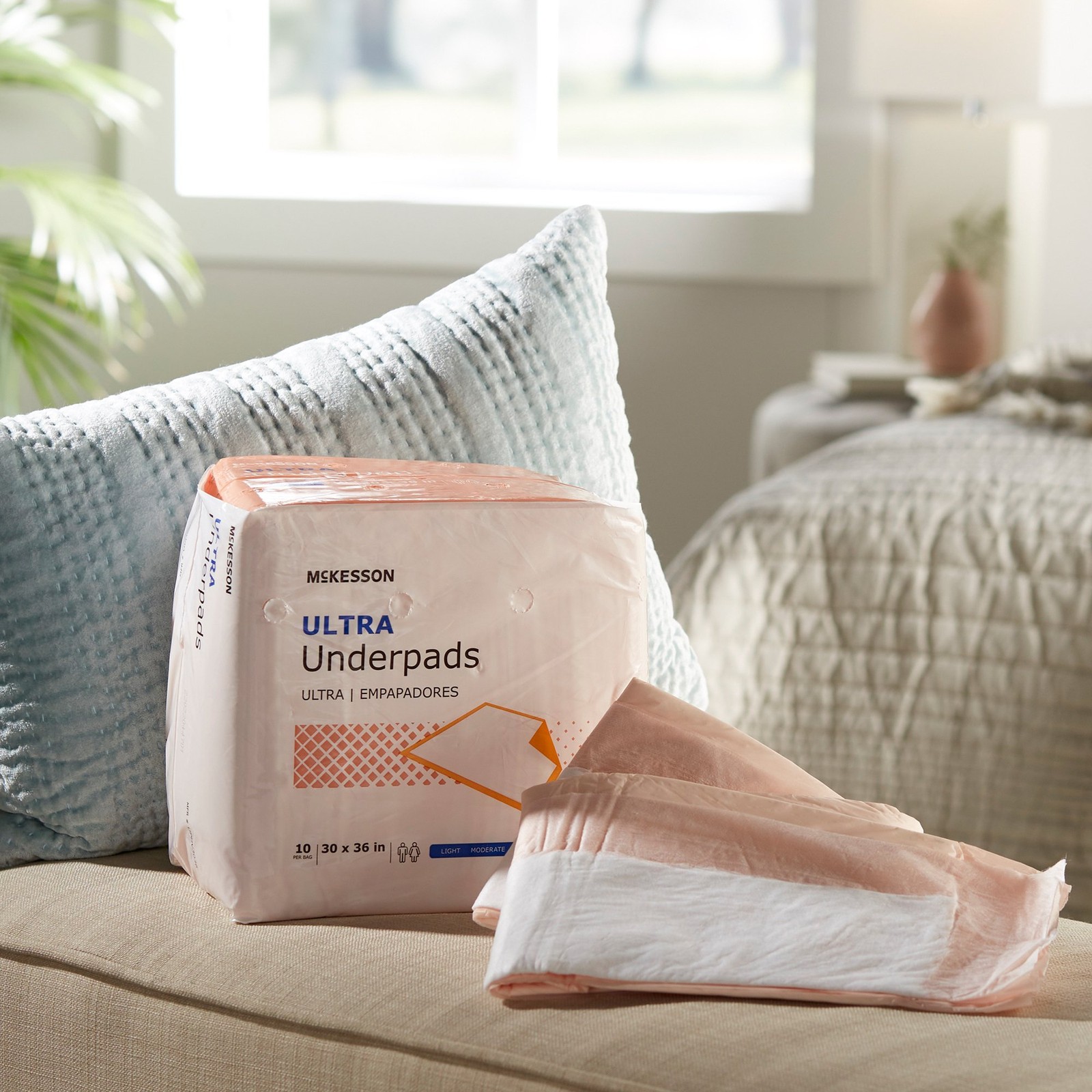 100 McKesson Ultra Heavy Absorbency Adult Bed Pad Disposable Underpads 30×36″