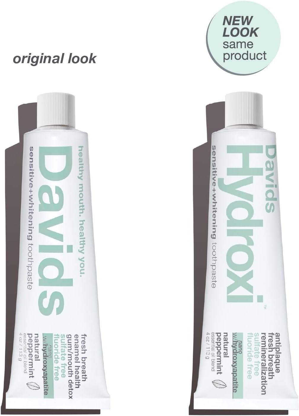 Davids Hydroxi Fluoride Free Nano Hydroxyapatite Toothpaste for Remineralizing,