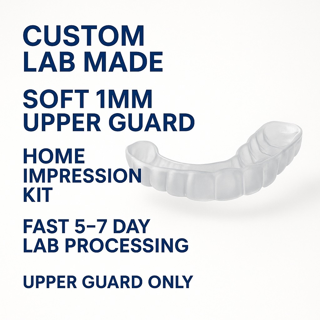 Custom LabMade Dental Night Guard for Teeth Grinding with Home Impression Kit