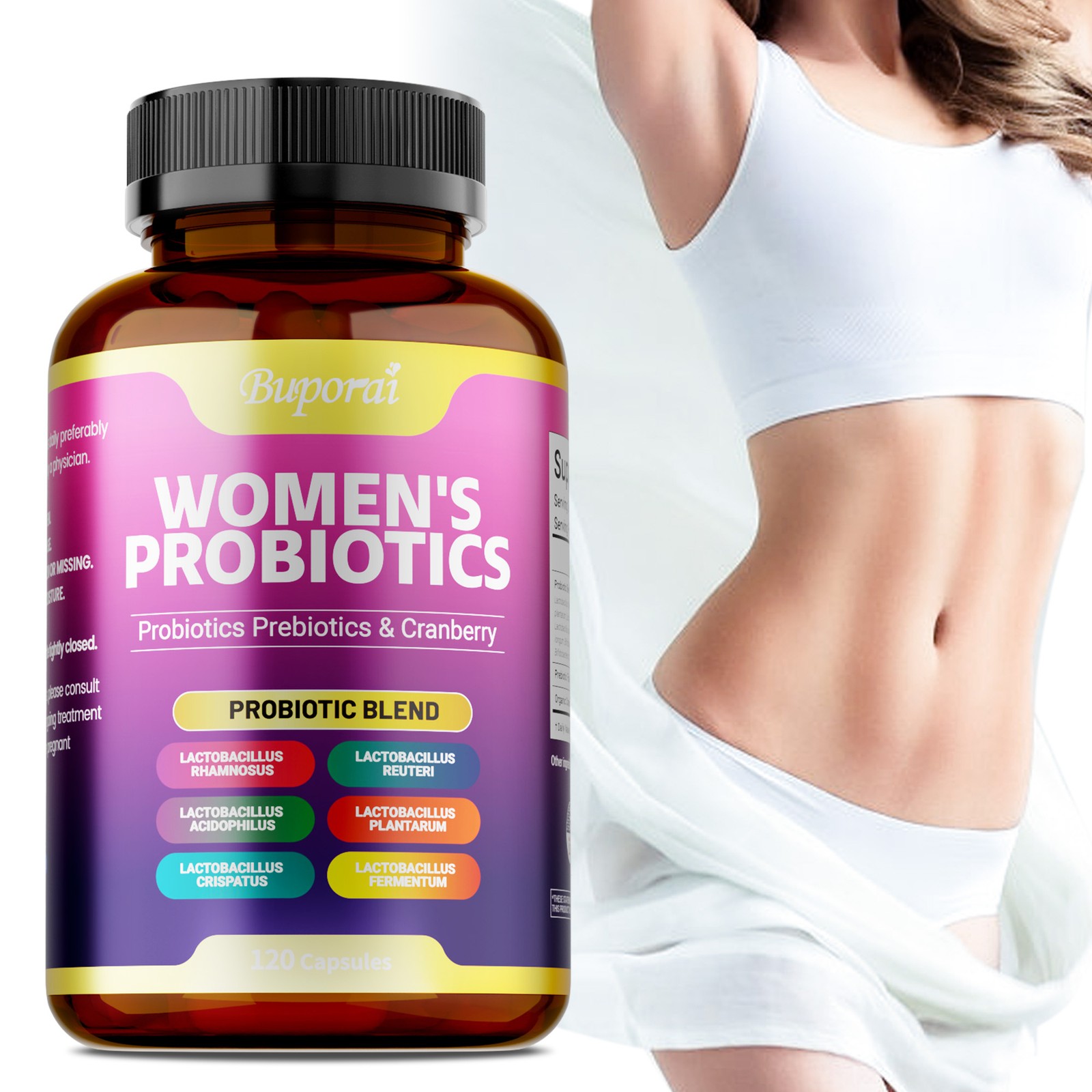 Women’s Probiotics 240pcs-Balances Flora, Promotes Intestinal and Overall Health