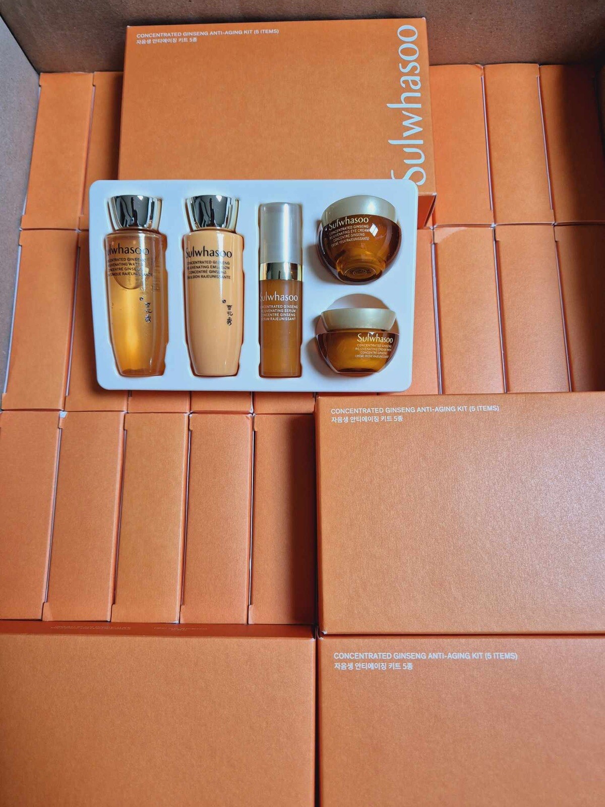 Sulwhasoo Concentrated Ginseng Anti Aging Kit (5 Items) Anti Wrinkle.Newest Vers