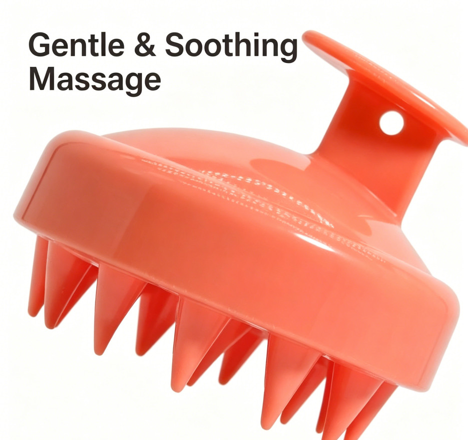 Scalp Massager Shampoo Brush – Deep Cleanse & Relaxing Head Massage Tool