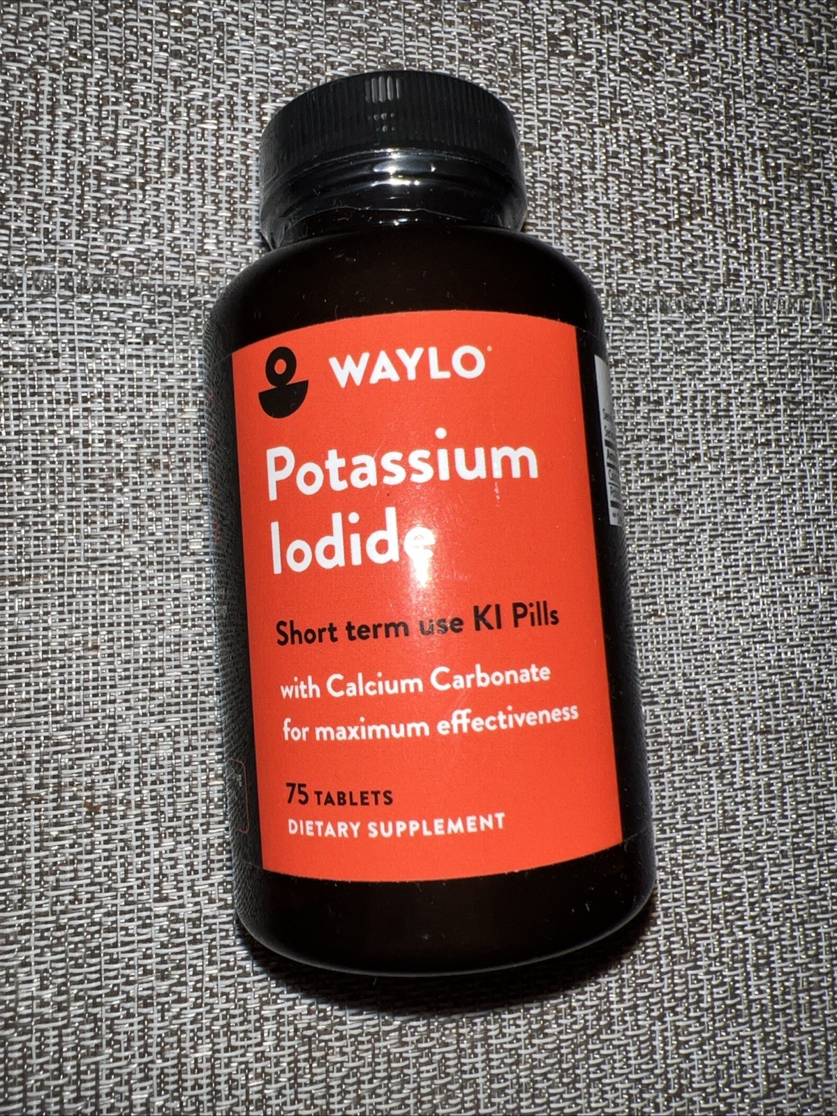 (2)Waylo KI Potassium + Iodide Tablets 130 mg per Tablet 75 Count Exp 11/2032