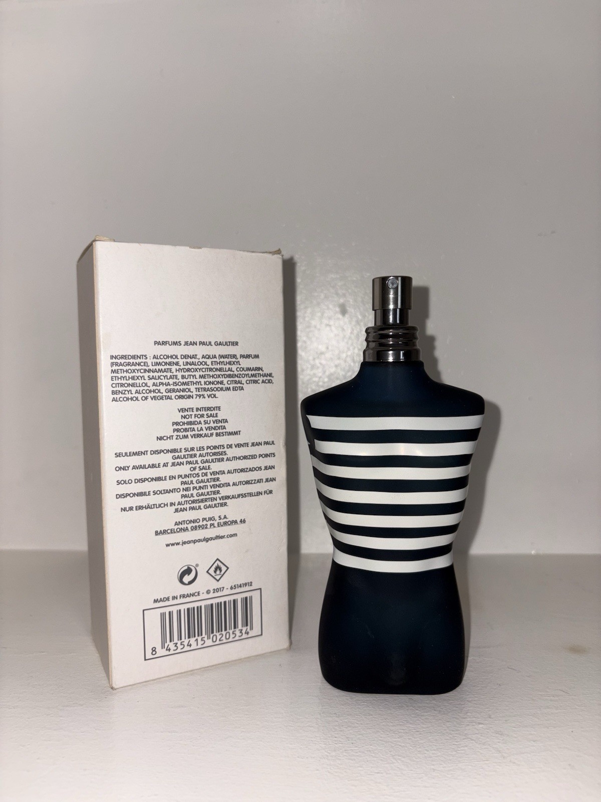 Jean Paul Gaultier Le Male In The Navy EDT Spray 4.2 fl oz TESTER