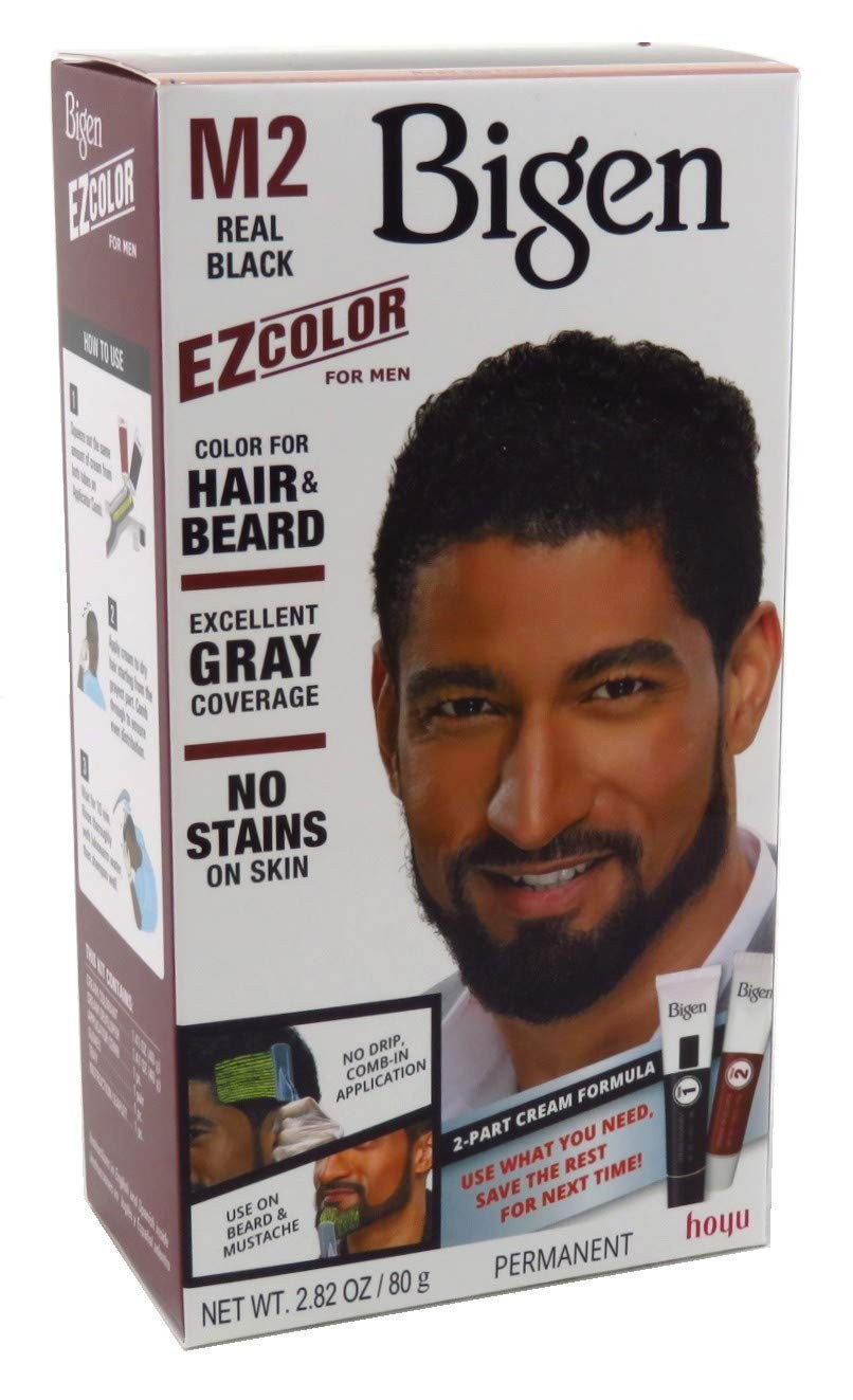 Bigen Ez Color For Men M2 Real Black Kit 0.94 Ounce (Pack of 3),
