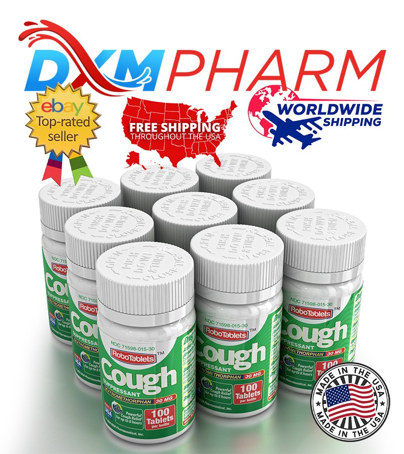 9 PACK Cough Suppressant 100 Tablets 30mg Dextromethorphan