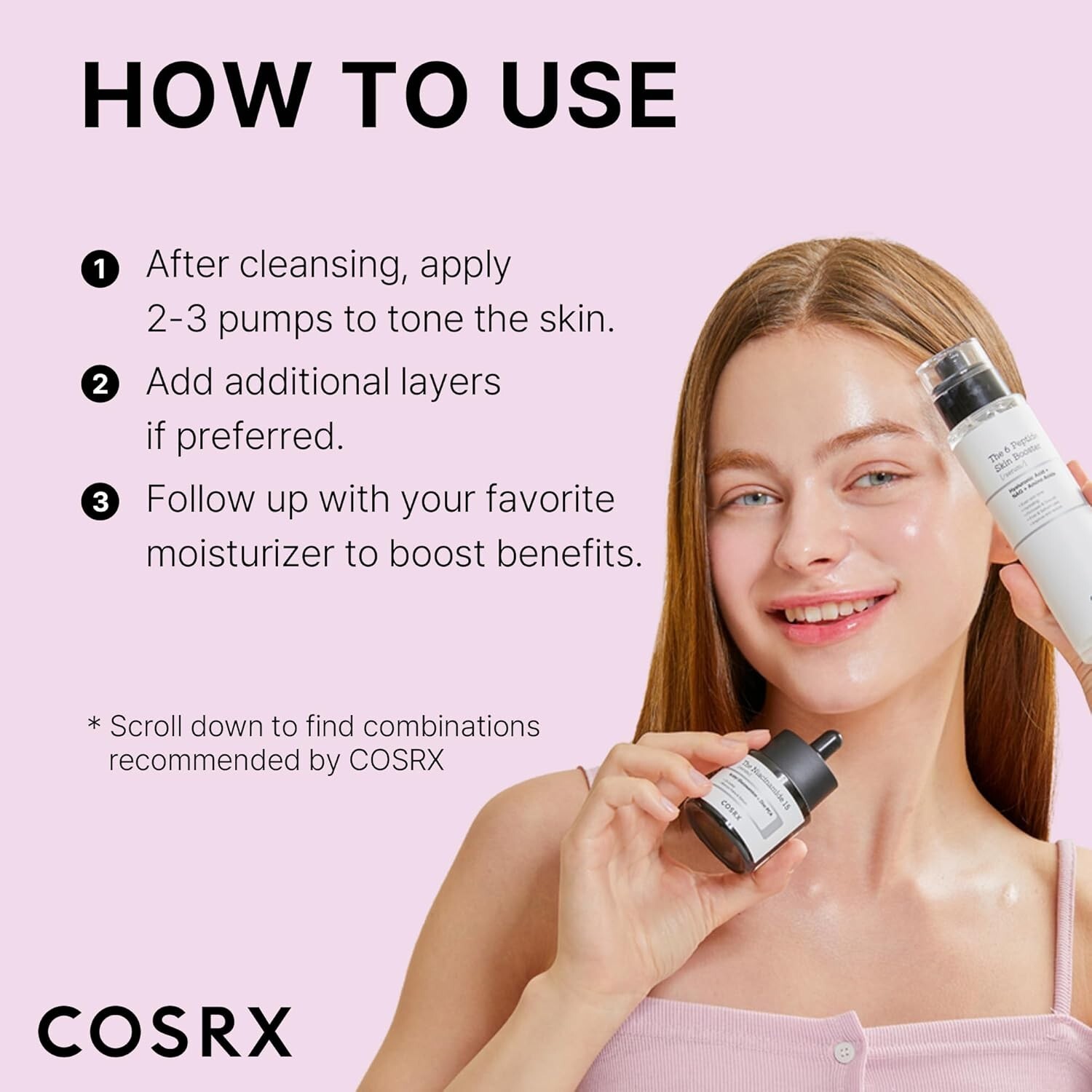 COSRX 6X Peptide Collagen Skin Booster Serum 150mL/5.07 Fl.Oz + GIFT