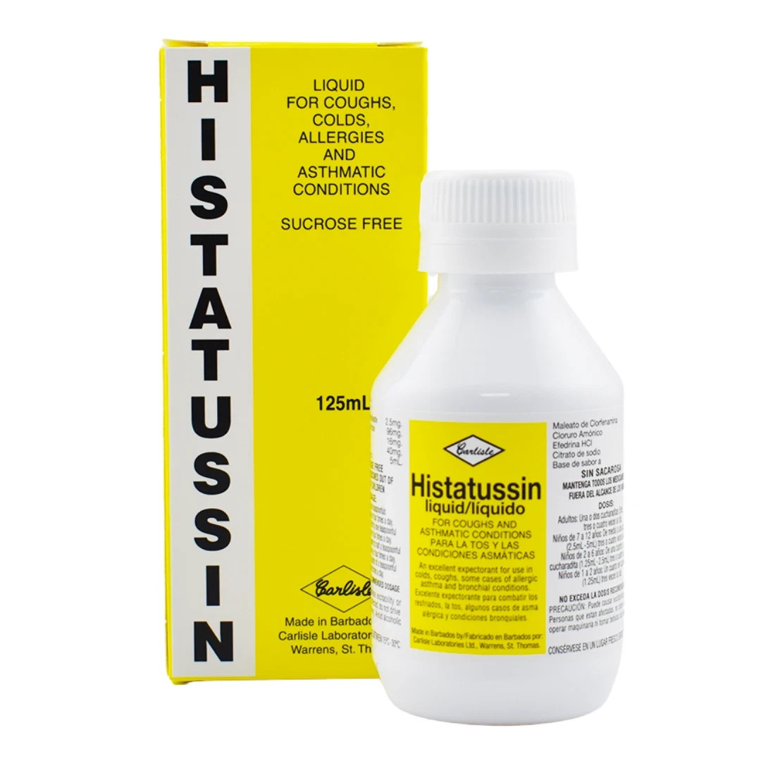 Histatussin Cold and Cough Treatment Syrup – 125ml