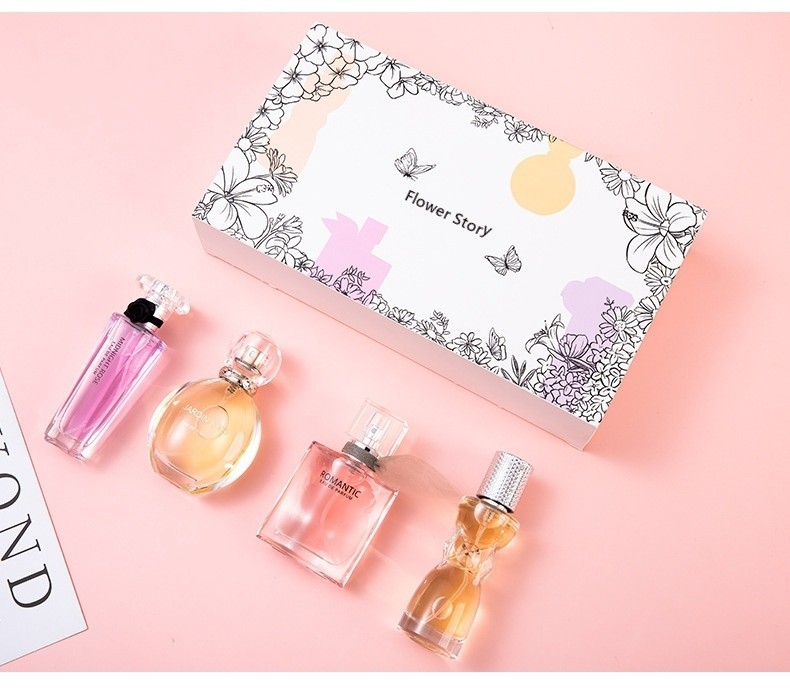 Women Perfume Gift Set 4PCS Long Lasting Luxury Fragrance Eau De Parfum Collect