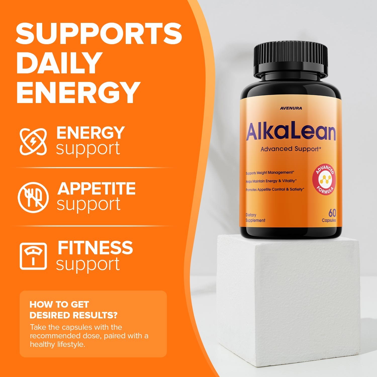 (2 Pack) Alkalean Capsules – Alkalean Pills Advanced Formula Natural Blend