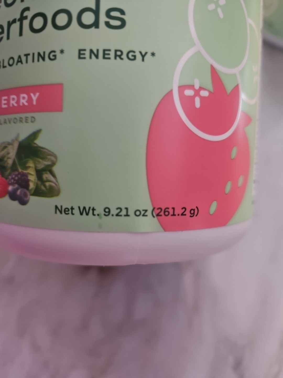 Blooms Super Greens & Superfoods Powder, Berry Flavor 48 Servings – EXP 12/25