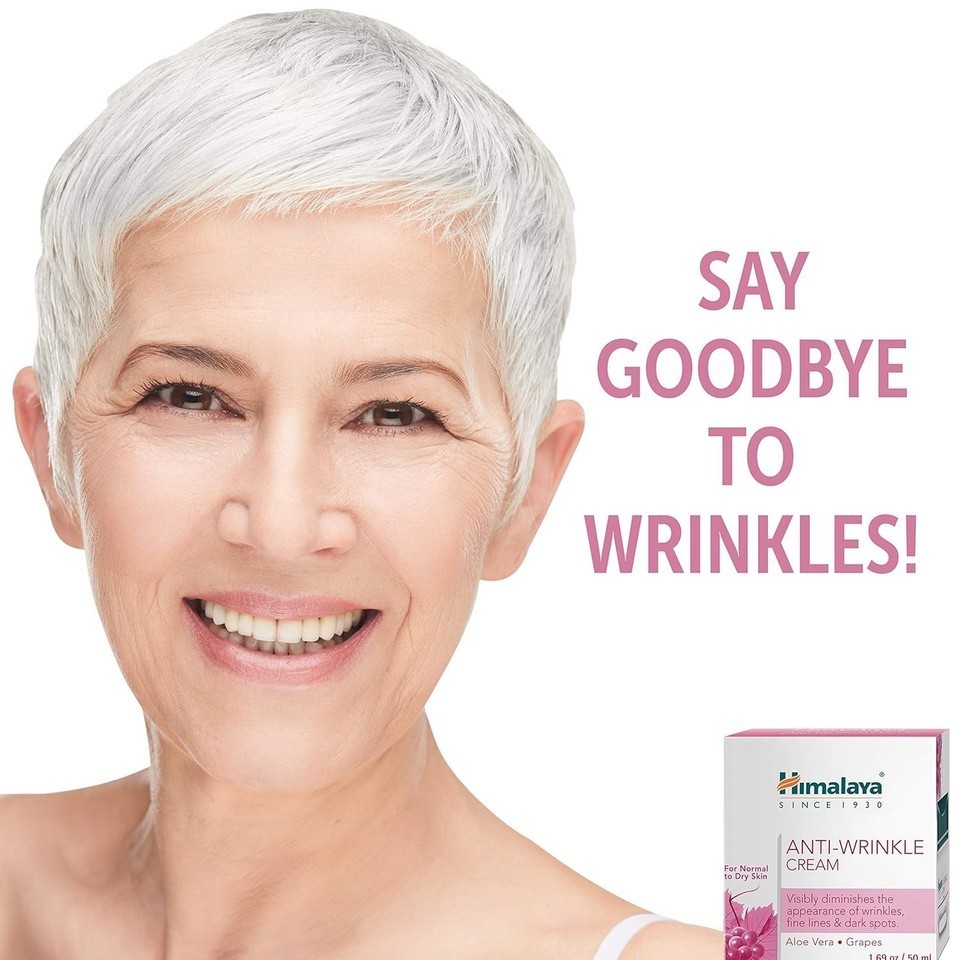 Himalaya Herbals Anty-Wrinkle Cream For Moisturizes skin & Smoothens skin 50g