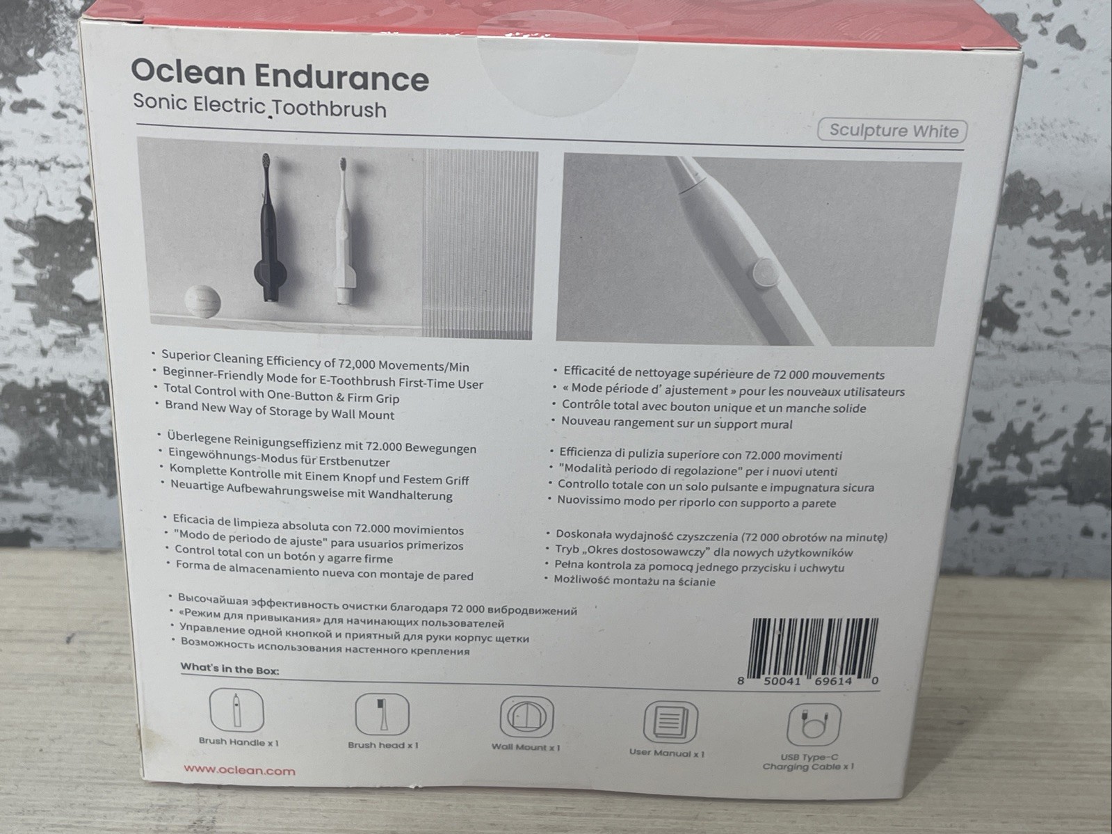 Oclean Endurance Sonic Electric Toothbrush with 30 Days Battery Life, New