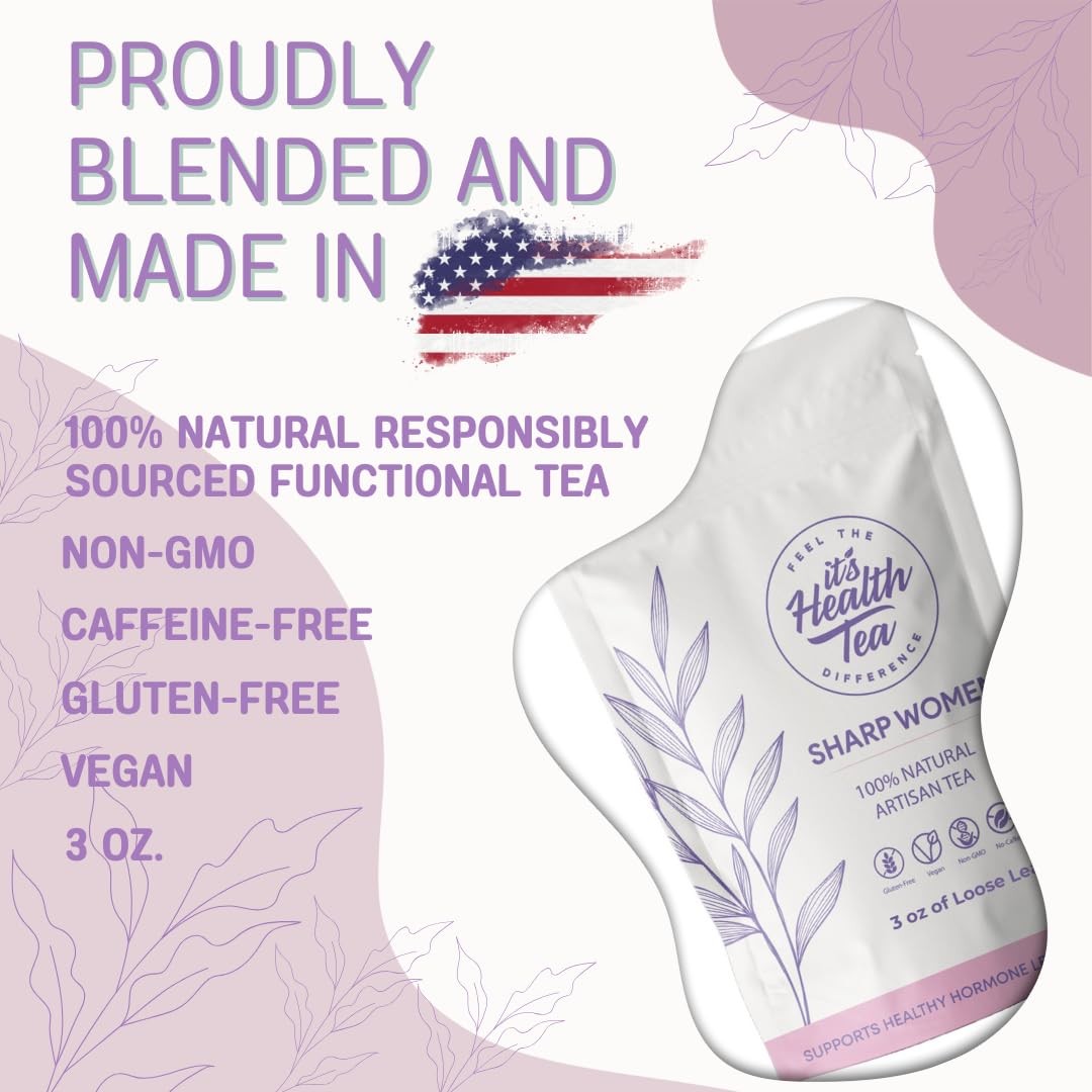 Hormonal Balance Herbal Tea for Women – Caffeine-Free | Supports Menstrual Co…