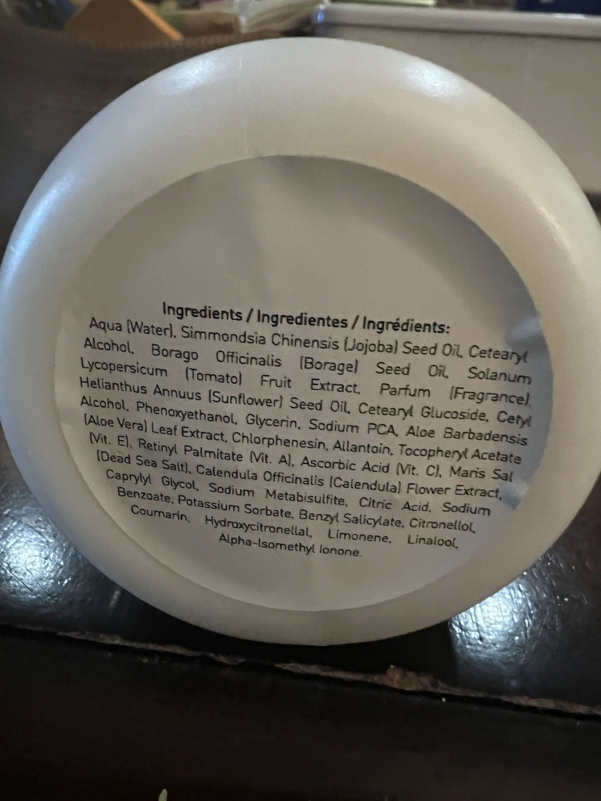 Laline Body Cream Violet Amber 350g/12.34 oz Made In Israel New